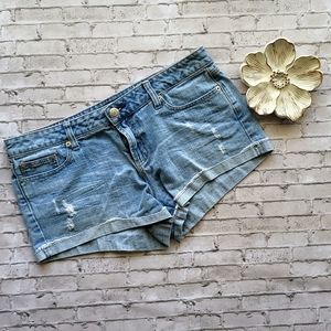 EUC | SO Denim Jean Distressed Shorts - 13